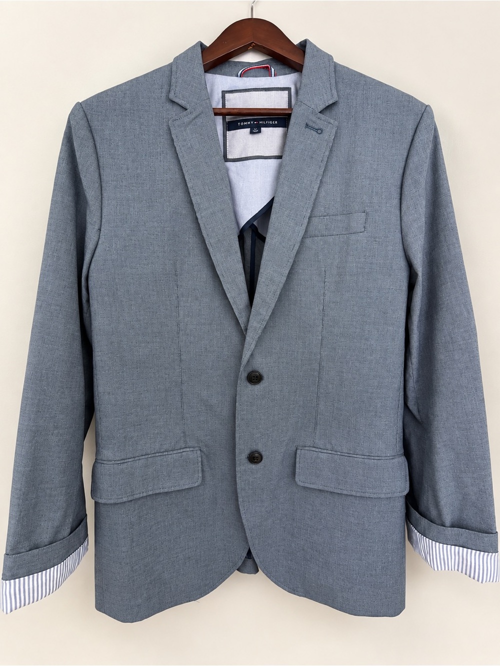 Tommy Hilfiger Men's Gray Sport Coat Blazer